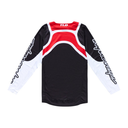 Camiseta TROY LEE DESIGNS GP Pro Swerve - Negro/Rojo