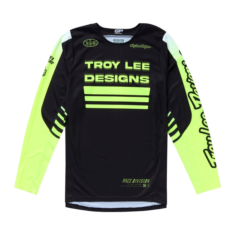 TROY LEE DESIGNS GP Pro Segment Jersey - Black/Yellow