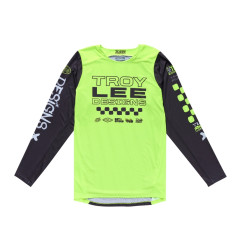 Maillot TROY LEE DESIGNS GP Pro Air Standard - jaune fluo/noir