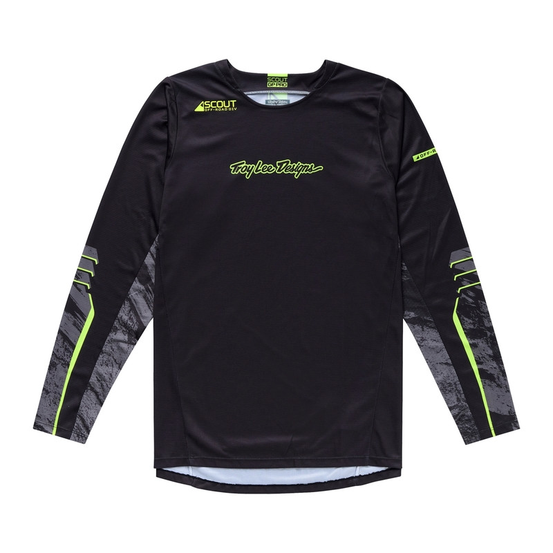 TROY LEE DESIGNS Scout GP Pro Slab Jersey - Black TROY LEE DESIGNS Scout GP Pro Slab Jersey - Black