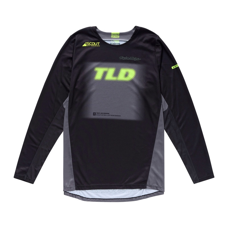 TROY LEE DESIGNS Scout GP Pro Fade Out Jersey - Black TROY LEE DESIGNS Scout GP Pro Fade Out Jersey - Black