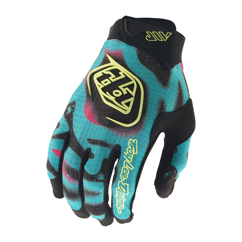 TROY LEE DESIGNS Air Membran Handschuhe – Schwarz/Gelb - Größe M