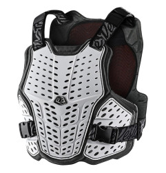 Peto TROY LEE DESIGNS Rockfight CE FLEX - Blanco