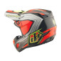 TROY LEE DESIGNS SE5 Composite Stripes Helm – Schwarz/Infra Red