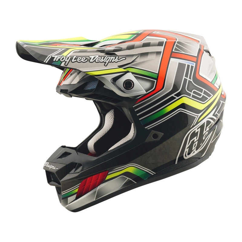 TROY LEE DESIGNS SE5 Composite Lowrider Helm – Grau - Größe XS