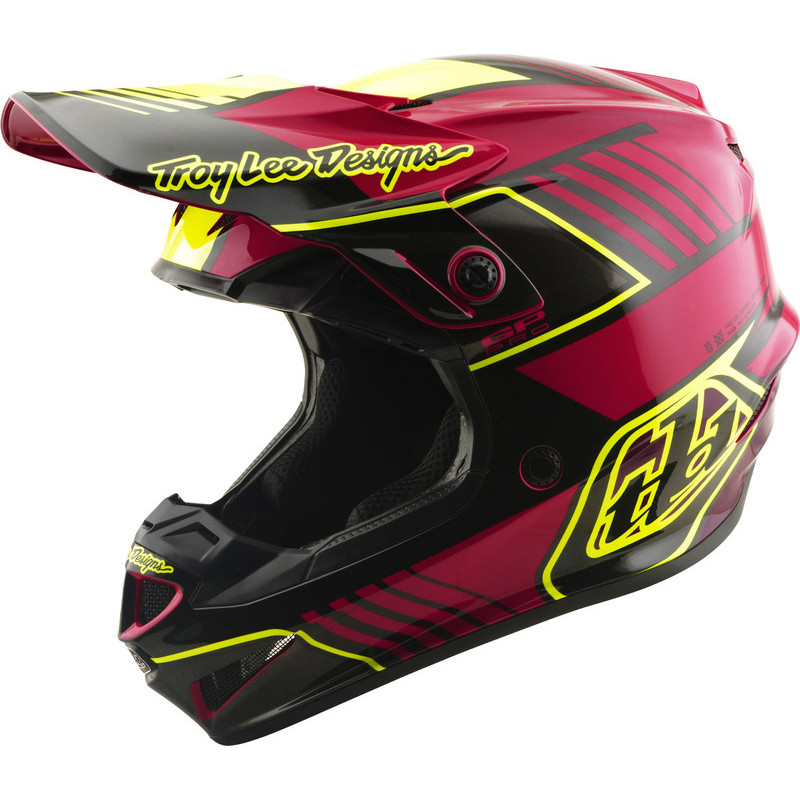 Casque enfant TROY LEE DESIGNS GP Pro Mips - Segment Fuchsia Casque enfant TROY LEE DESIGNS GP Pro Mips - Segment Fuchsia