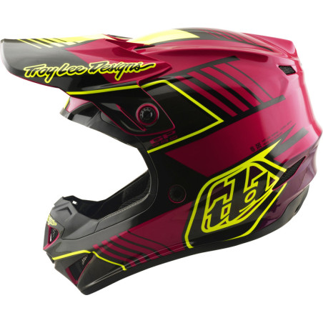 TROY LEE DESIGNS GP Pro Mips Youth Helmet - Segment Fuchsia