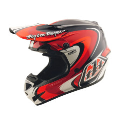 TROY LEE DESIGNS GP Pro Crossover Youth Helmet - Black/Red