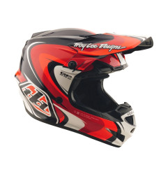 Casco infantil TROY LEE DESIGNS GP Pro Crossover - Negro/Rojo