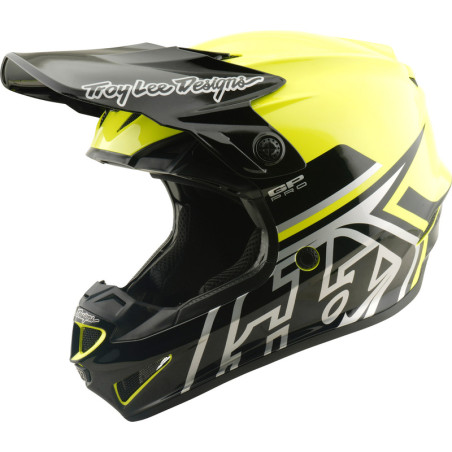TROY LEE DESIGNS GP Pro Mips Youth Helmet - Mono Flo Yellow