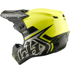 TROY LEE DESIGNS GP Pro Mips Kinderhelm - Mono Flo Gelb