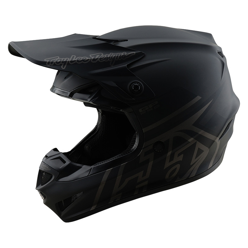 TROY LEE DESIGNS GP Pro Mono Youth Helmet - Black