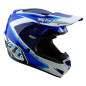 TROY LEE DESIGNS GP Shutter Jugend-Helm – Blau/Weiß - Größe YL TROY LEE DESIGNS GP Shutter Jugend-Helm – Blau/Weiß - Größe YL