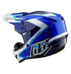 TROY LEE DESIGNS GP Shutter Jugend-Helm – Blau/Weiß