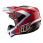 TROY LEE DESIGNS GP Shutter Jugend-Helm – Rot/Weiß - Größe YL TROY LEE DESIGNS GP Shutter Jugend-Helm – Rot/Weiß - Größe YL