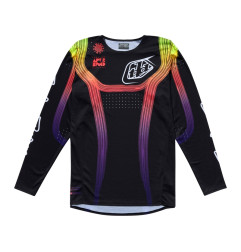 Camiseta infantil TROY LEE DESIGNS SE PRO Stripes - Black/multi