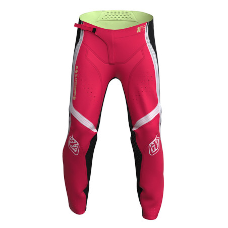 Pantalón infantil TROY LEE DESIGNS SE Pro Stripes - Rojo neón/Negro