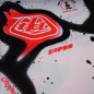 Camiseta infantil TROY LEE DESIGNS GP Pro Membrane - Blanco/Rojo neón - talla YXS