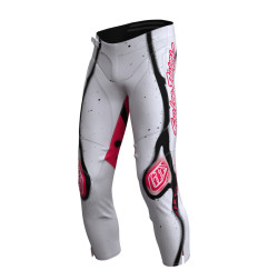 Pantalon enfant TROY LEE DESIGNS GP Pro Membrane - blanc/Infra Red