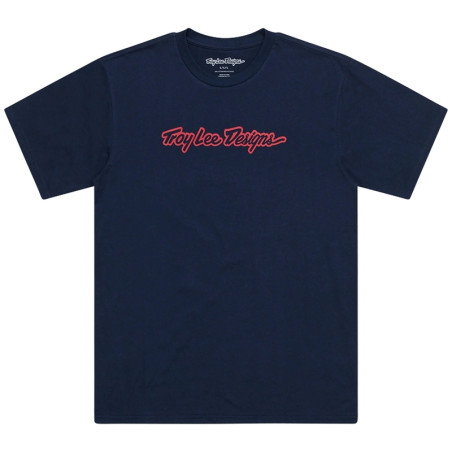 TROY LEE DESIGNS Signature T-Shirt - Navy