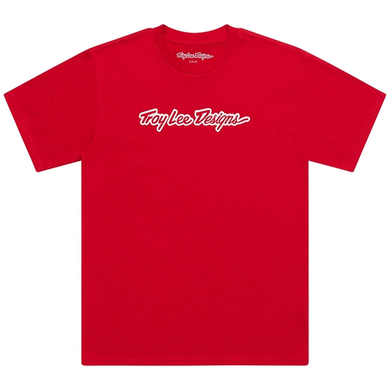 Camiseta TROY LEE DESIGNS Signature - Team Red