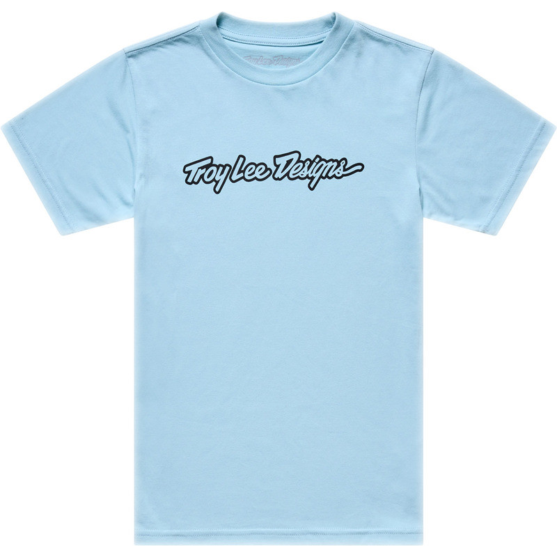 Camiseta infantil TROY LEE DESIGNS Signature - Dawn Blue