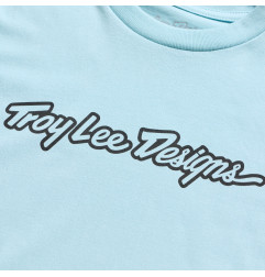 TROY LEE DESIGNS Signature Youth T-Shirt - Dawn Blue