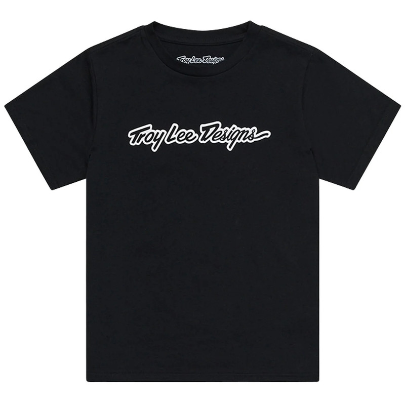 Camiseta infantil TROY LEE DESIGNS Signature - negro