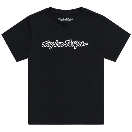 TROY LEE DESIGNS Signature Youth T-Shirt - Black