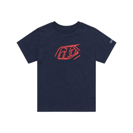 TROY LEE DESIGNS Badge Youth T-Shirt - Navy Heater