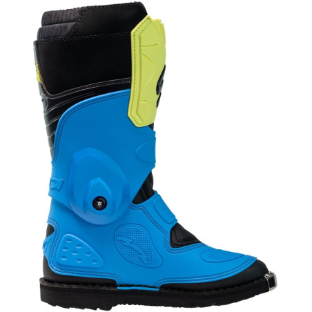 SIDI Flame Youth Boots - Light Blue / Lime / Black