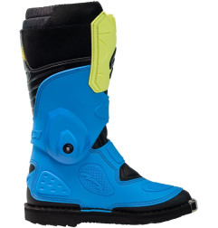 SIDI Flame Youth Boots - Light Blue / Lime / Black