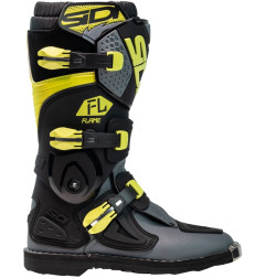 SIDI Flame Youth Boots - Black / Lime / Gray