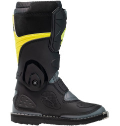 Bottes enfants SIDI Flame - noir / Citron / gris