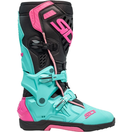 Bottes SIDI Crossair - Menthe / noir / rose