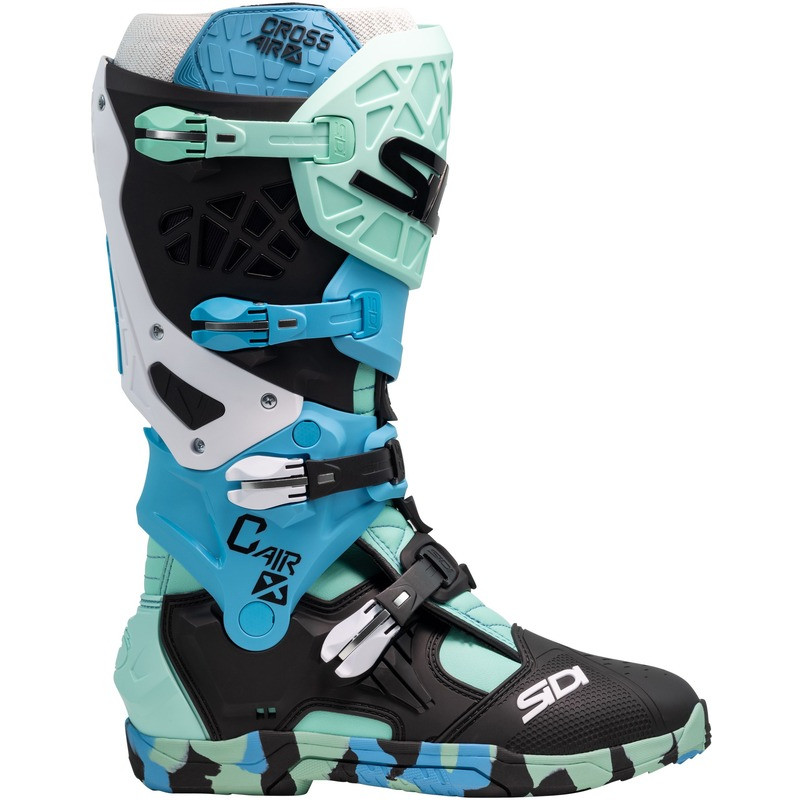 Bottes SIDI Crossair X - Messy / Cyan Bottes SIDI Crossair X - Messy / Cyan