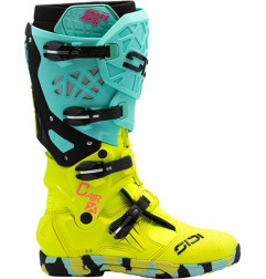 Bottes SIDI Crossair X - Mint/jaune fluo