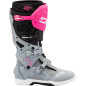 Bottes SIDI Crossair X - gris/rose fluo Bottes SIDI Crossair X - gris/rose fluo