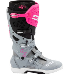 SIDI Crossair X Boots - Grey/Fluo Pink