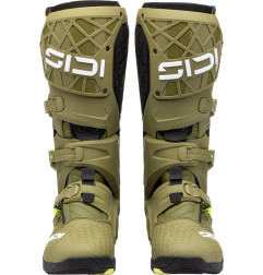 SIDI Crossair X Boots - Olive Green/Fluo Yellow