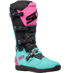 Bottes SIDI XPower SC - Menthe / noir / rose