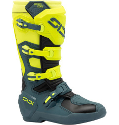 Botas SIDI Crosscore - petrol/amarillo flúor