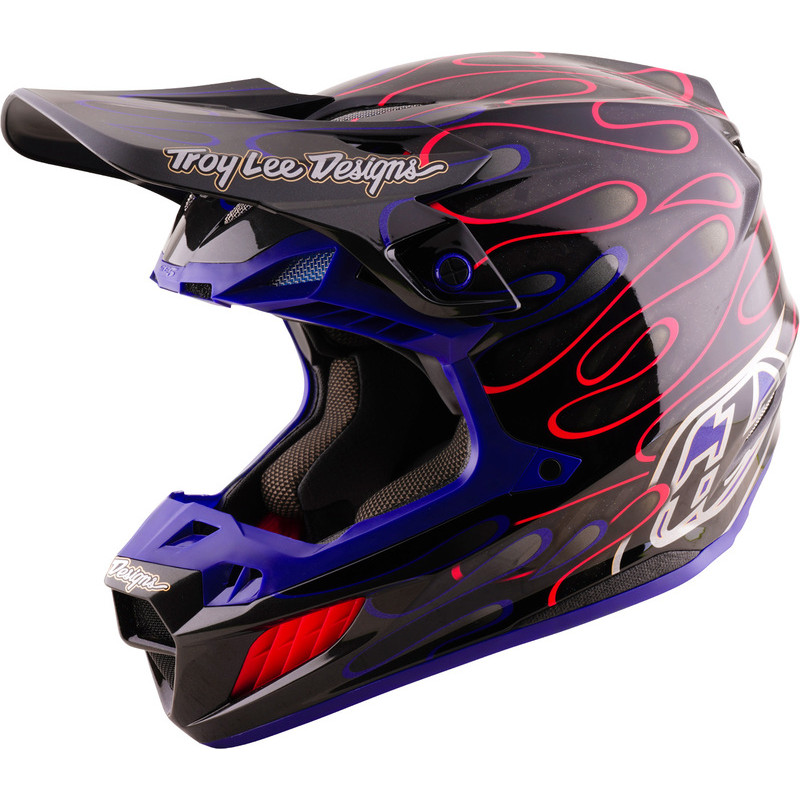 Casco TROY LEE DESIGNS SE5 Carbon Mips Overspray - negro/magenta Casco TROY LEE DESIGNS SE5 Carbon Mips Overspray - negro/magenta
