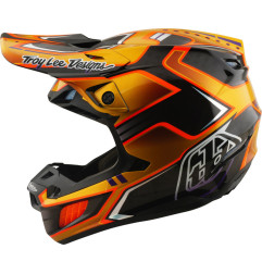 TROY LEE DESIGNS SE5 Carbon Mips Helm - Crest Gold