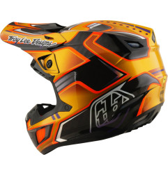 Casque TROY LEE DESIGNS SE5 Carbon Mips - Crest Gold