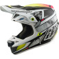 Casque TROY LEE DESIGNS SE5 Carbon Mips - Lined Up blanc Casque TROY LEE DESIGNS SE5 Carbon Mips - Lined Up blanc