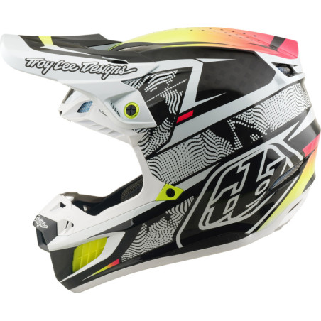 TROY LEE DESIGNS SE5 Carbon Mips Helmet - Lined Up White