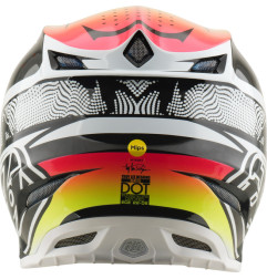 TROY LEE DESIGNS SE5 Carbon Mips Helm - Lined Up Weiß