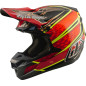 Casco TROY LEE DESIGNS SE5 Carbon Mips - Wings rojo