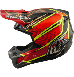 TROY LEE DESIGNS SE5 Carbon Mips Helm - Wings Rot